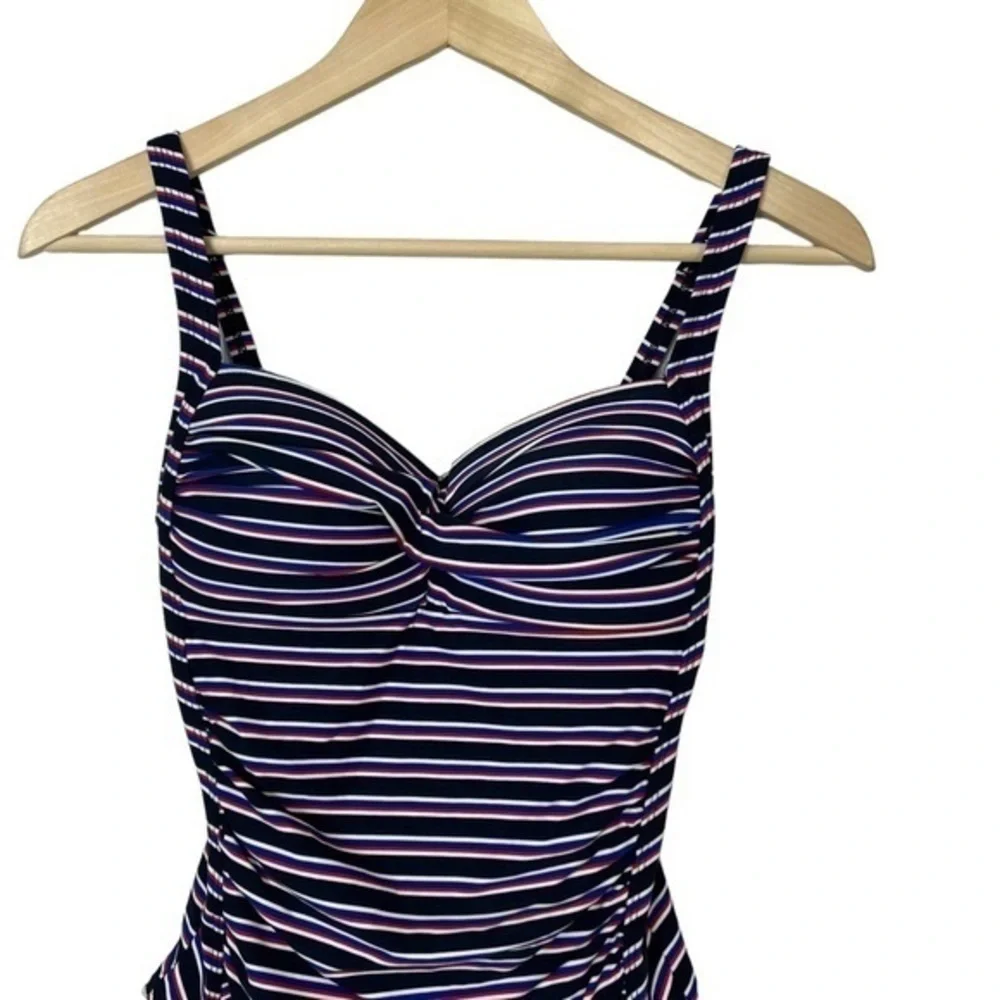 Niptuck Swim Joanne Twist Front Design Tummy Control One Piece Swimsuit